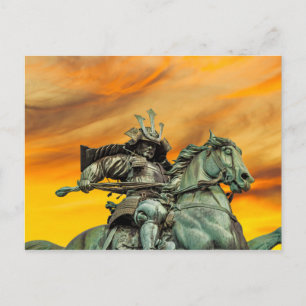 Postal Estatua de Kusunoki Masashige, Japón