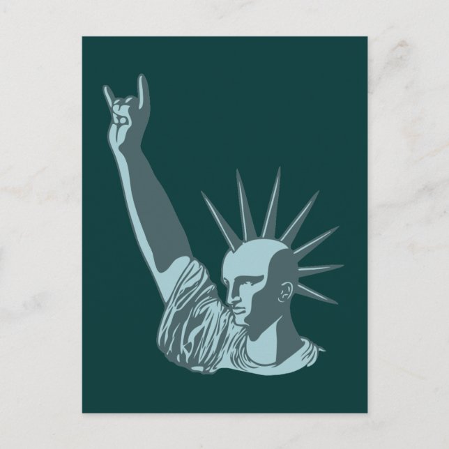 Postal Estatua de la Dosificación Liberal (Anverso)