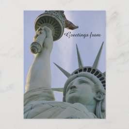 Postal Estatua de la libertad