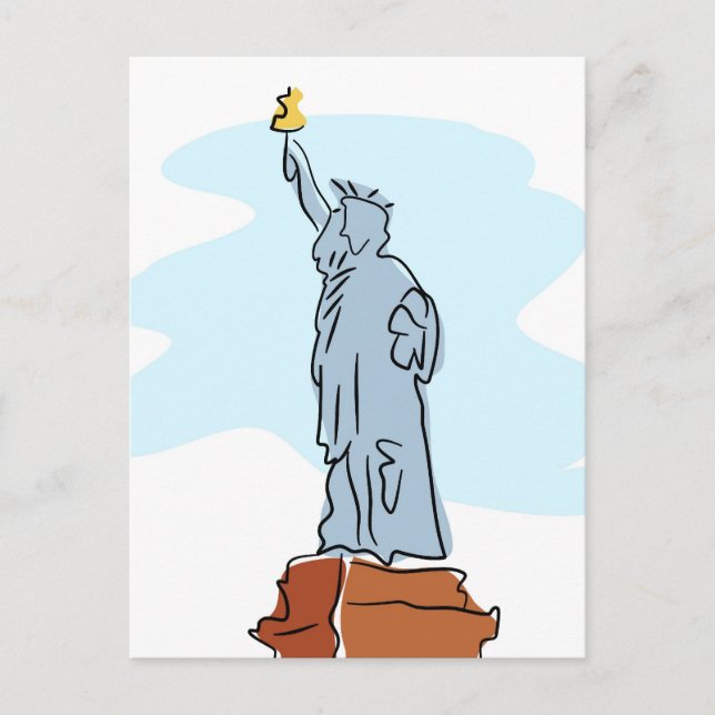 Postal Estatua de la Libertad (Anverso)
