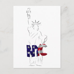 Postal Estatua de la Libertad