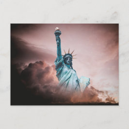 Postal Estatua De La Libertad