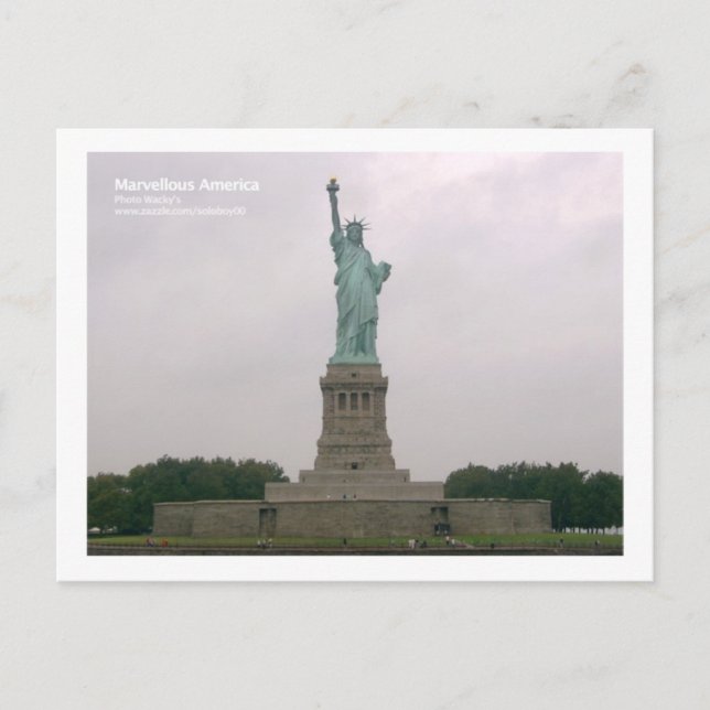 Postal Estatua De La Libertad (Anverso)