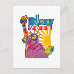 Postal Estatua de la Libertad