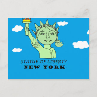 POSTAL ESTATUA DE LA LIBERTAD