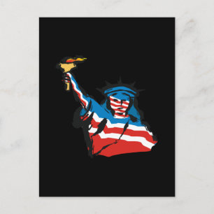 Postal Estatua De La Libertad