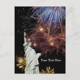 Postal Estatua de la Libertad - Celebración del Día de la