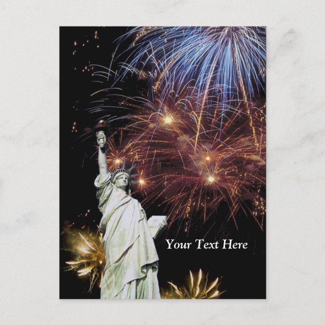 Postal Estatua de la Libertad - Celebración del Día de la (Anverso)