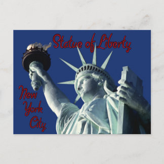 Postal Estatua de la Libertad de Nueva York