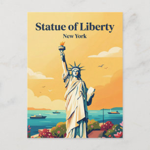 Postal Estatua de la Libertad EE. UU.