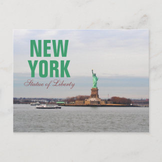 Postal Estatua de la libertad fresca - NY Nueva York
