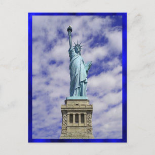 Postal Estatua de la Libertad, Isla Ellis, Nueva York