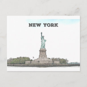 Postal Estatua de la Libertad - Nueva York