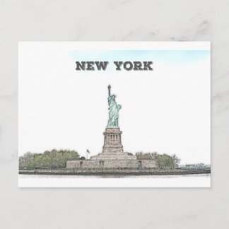 Postal Estatua de la Libertad - Nueva York