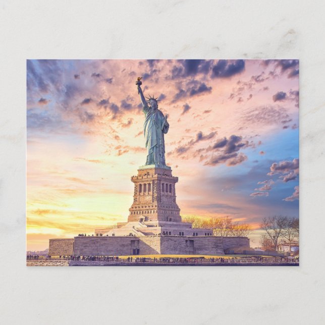 Postal Estatua De La Libertad, Nueva York, Estados Unidos (Anverso)