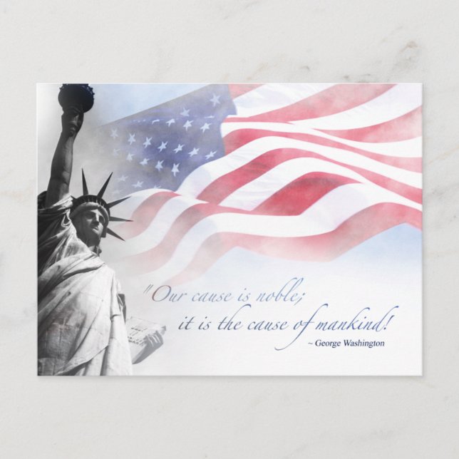 Postal Estatua de la Libertad Patriótica Estados Unidos F (Anverso)