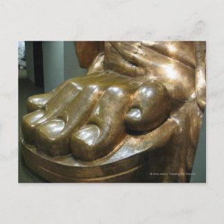 Postal Estatua de los dedos de la libertad