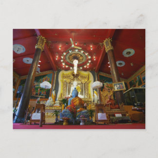 Postal Estatua de mármol de Buda