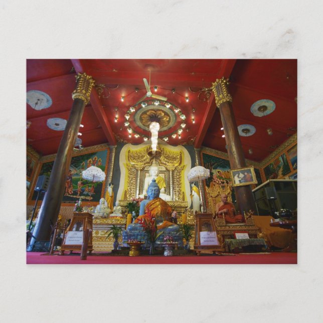 Postal Estatua de mármol de Buda (Anverso)