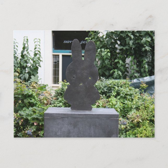 Postal Estatua de Miffy (Anverso)