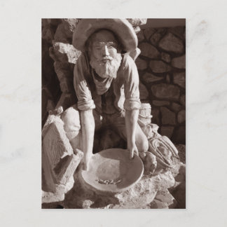 Postal Estatua de Miner, Ely, autopista 50