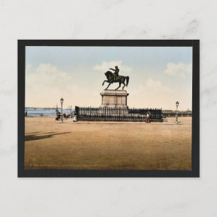 Postal Estatua de Napoleón I, Cherburgo, Francia clásica