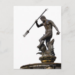 Postal Estatua de Neptuno Dios del Mar