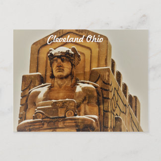 Postal Estatua de Nieve de Cleveland