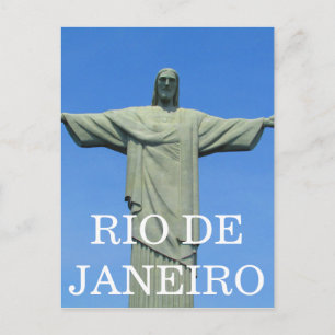 Postal estatua de rio christ