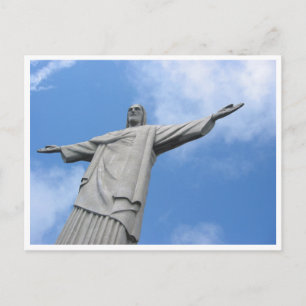 Postal estatua de rio redeemer