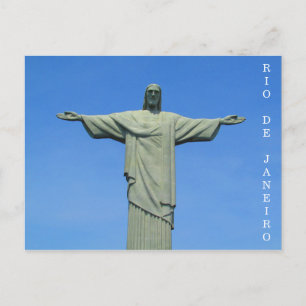 Postal estatua de rio redeemer