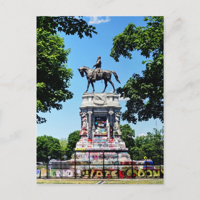 Postal Estatua de Robert E. Lee (Anverso)