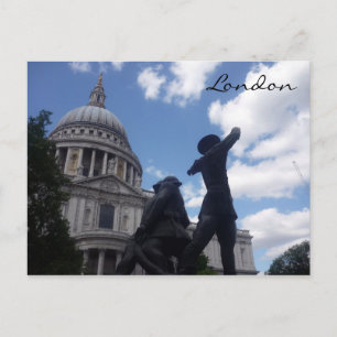 Postal estatua de san paul