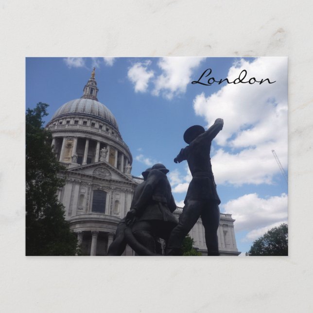 Postal estatua de san paul (Anverso)