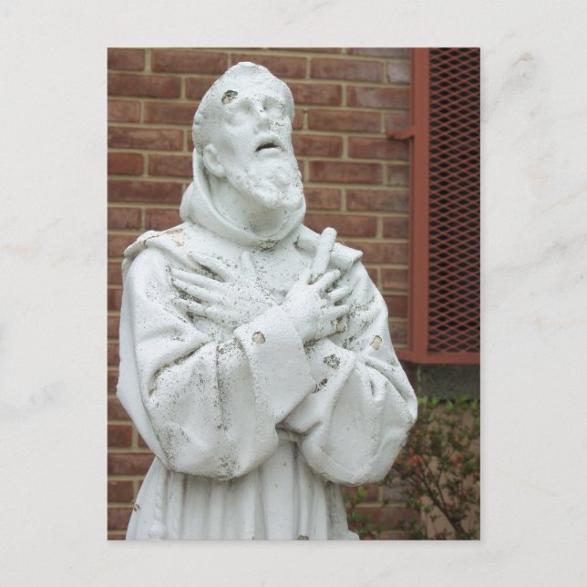 Postal Estatua de Santa María (Anverso)