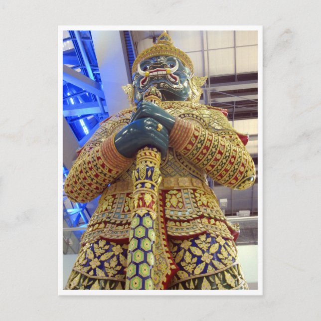 Postal estatua de thai (Anverso)