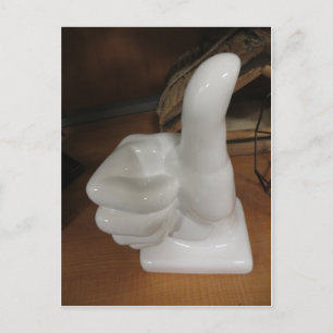 Postal Estatua de Thumbs Up