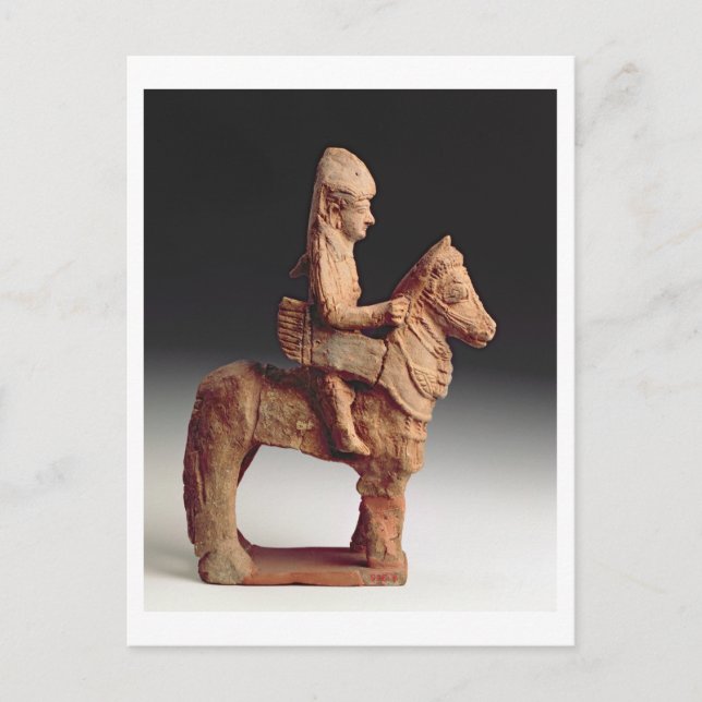 Postal Estatua de un jinete armado, Byblos, 8-6 ce (Anverso)