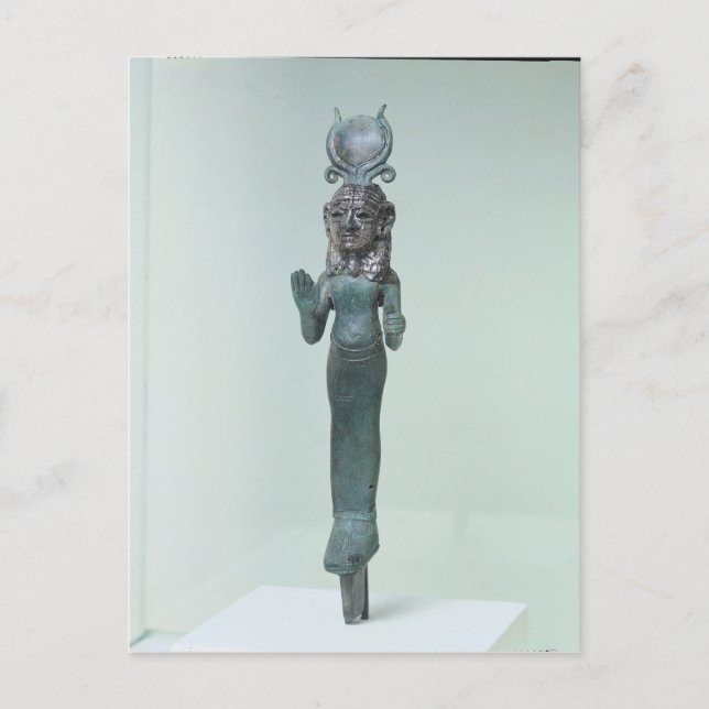 Postal Estatua de una diosa fenicia (Anverso)