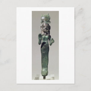 Postal Estatua de una diosa fenicia, de Phoeni