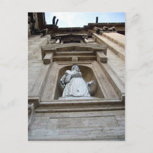 Postal estatua de vaticano