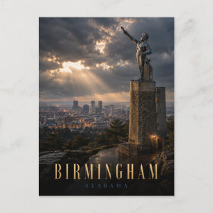 Postal Estatua de Vulcano en Birmingham Alabama REALMS