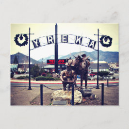 Postal Estatua de Yreka Miner