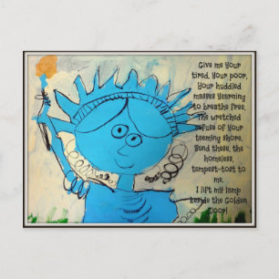 Postal Estatua del Arte de la Libertad