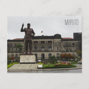 Postal estatua del ayuntamiento de maputo