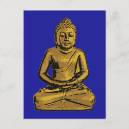 Postal Estatua del Buda de Oro
