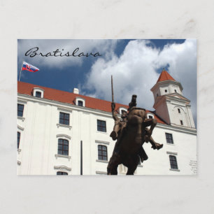Postal estatua del castillo de bratislava