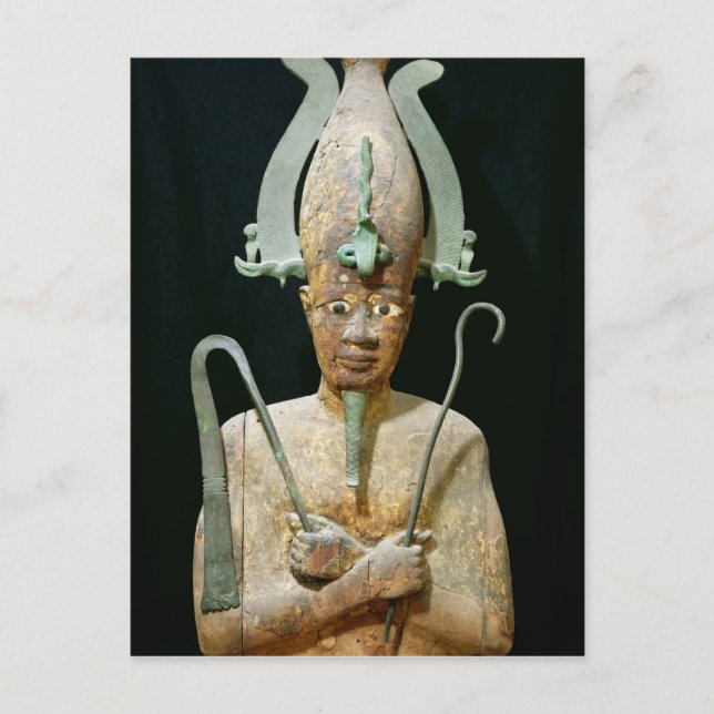 Postal Estatua del culto de Osiris (Anverso)