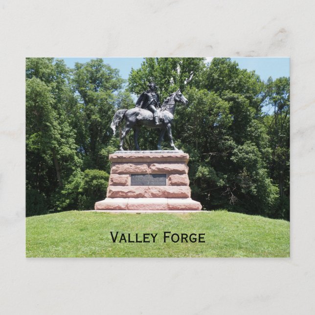 Postal Estatua del general Anthony Wayne (Anverso)