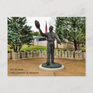 Postal Estatua del gobernador de Arkansas, Sid McMath
